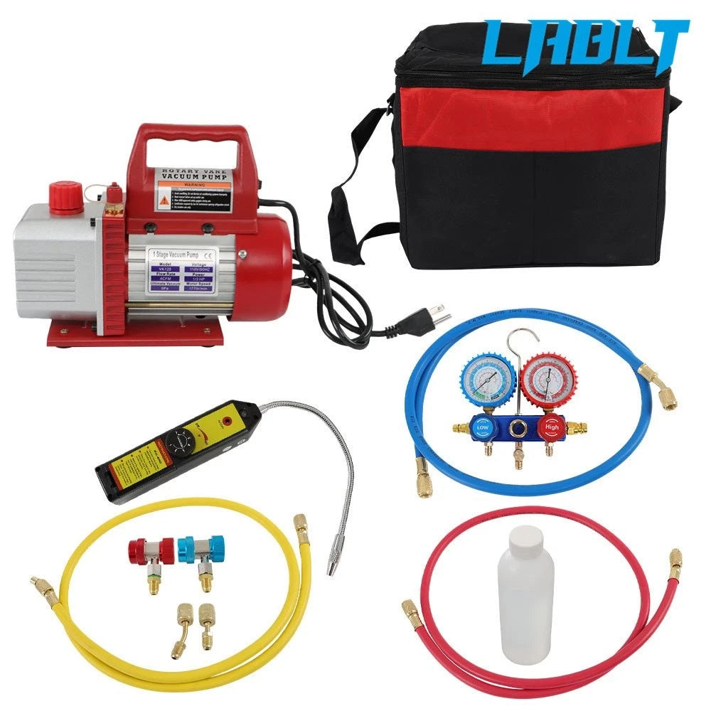 Air Vacuum Pump 4CFM 1/3HP for A/C Refrigeration (110V)