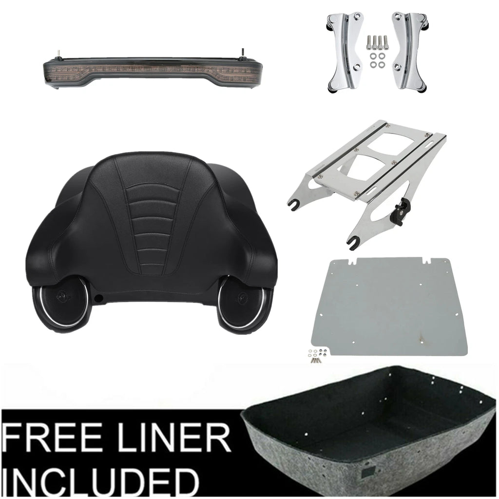 Trunk Rack Speaker & Tail Light for Harley Touring Electra Glide (2014–2025)