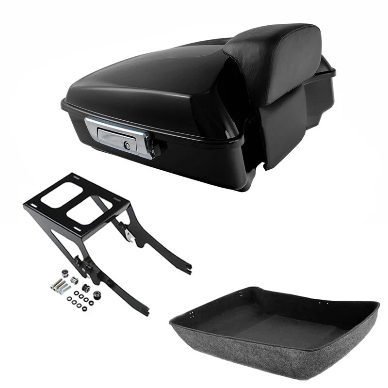 Chopped Trunk Backrest Mount Rack for Harley Heritage Softail FLHCS (2018–2026)