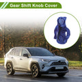 Gear Shift Knob Cover for Car (1 Pc, Deep Blue Polyester, 6.3"x5.12")