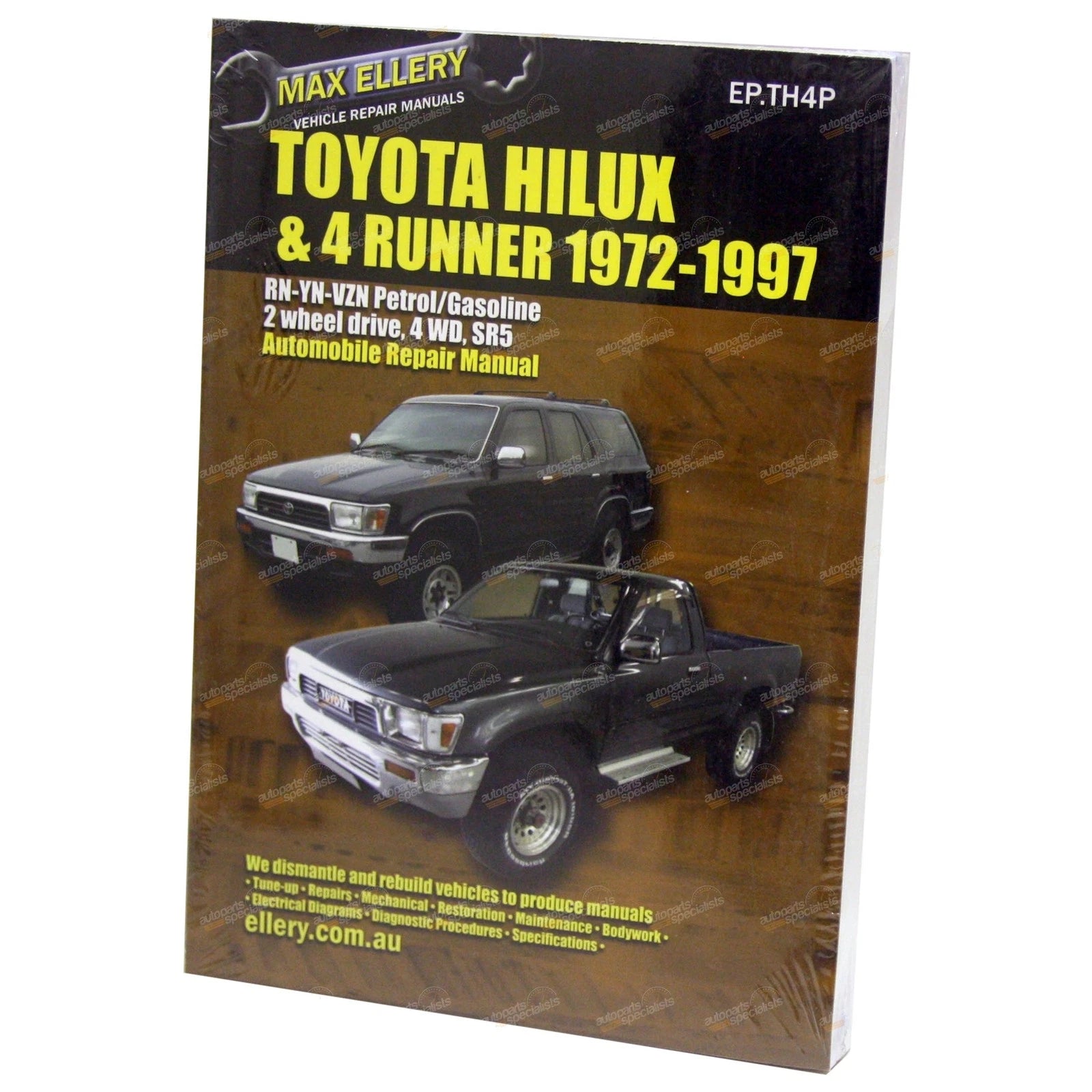 Workshop Manual for 4Runner Petrol VZN130 RN130 YN60 YN63 (1990–2002)