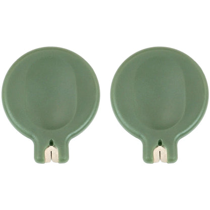 2X Carp Fishing Line Stripper Portable Round Knot Puller Olive Green