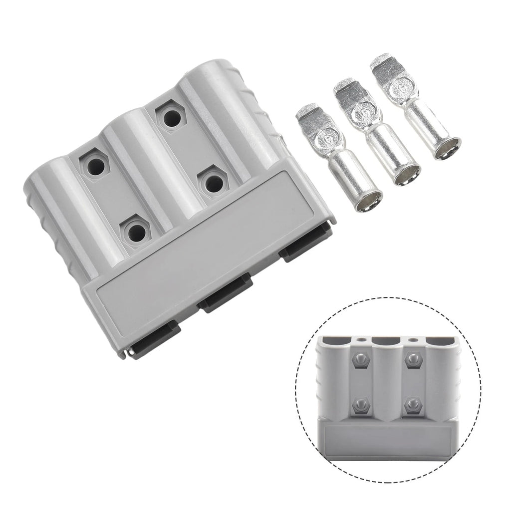 2X Anderson Plug Cable Terminal Battery Power Connector 50A/600V for