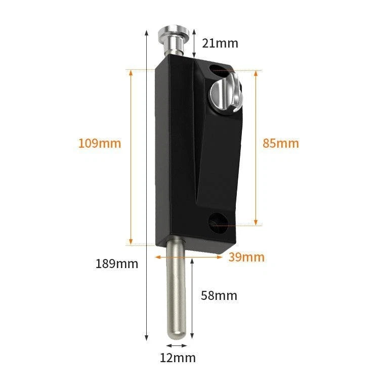 Stainless Steel Security Latch for Wooden Doors