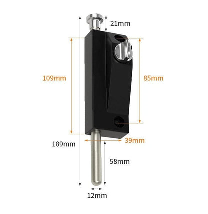 Stainless Steel Security Latch for Wooden Doors