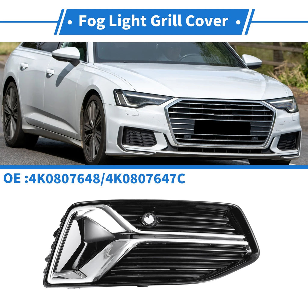 Front Right Fog Light Grill Replacement for Audi A6 (2019–2023)