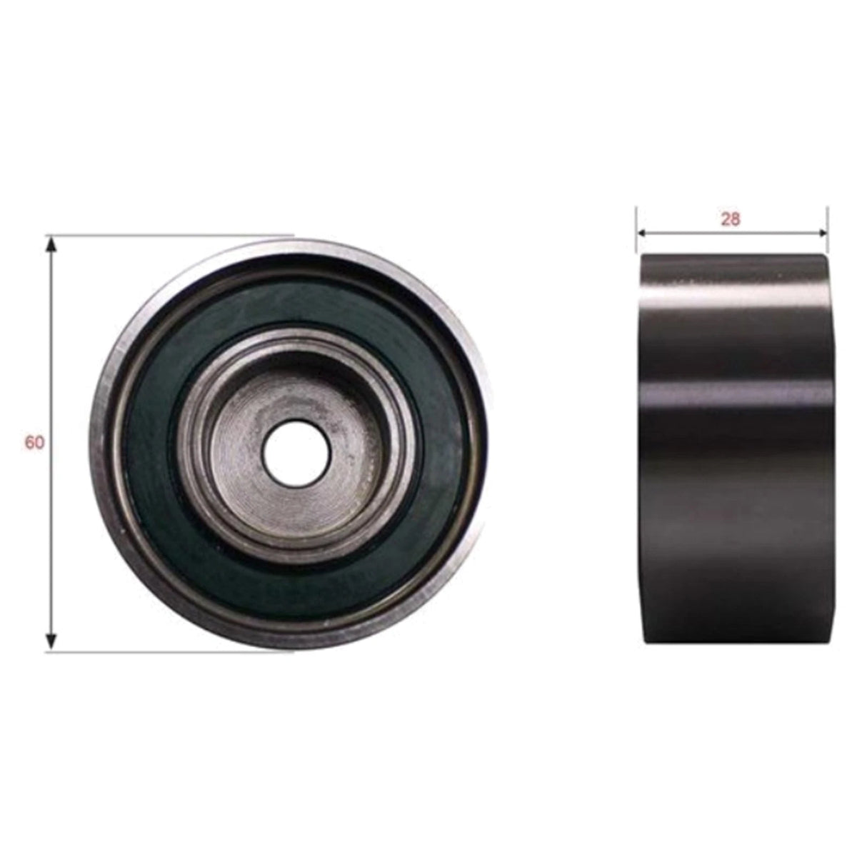 Timing Belt Idler for Mitsubishi Triton (1990–2015) 4cyl 2.5L 4D56T