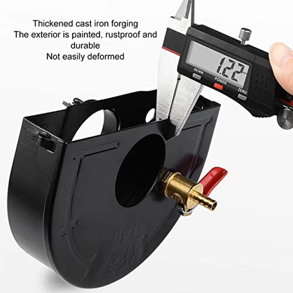 Dust Control Cover for Angle Grinder (Water Feed Compatible)