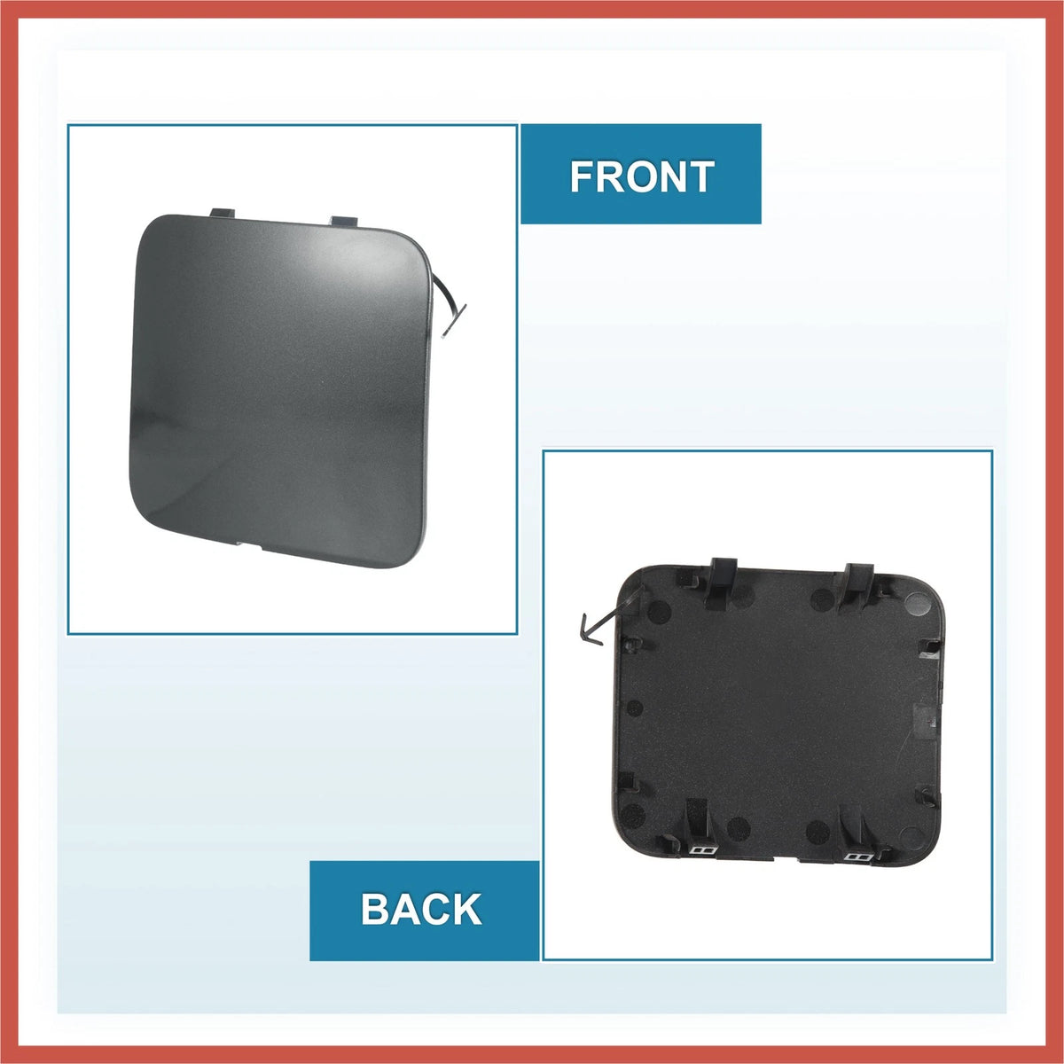 Front Bumper Tow Hook Cover for Nissan (622A0-5AA0H, 622A0-5AA1H)