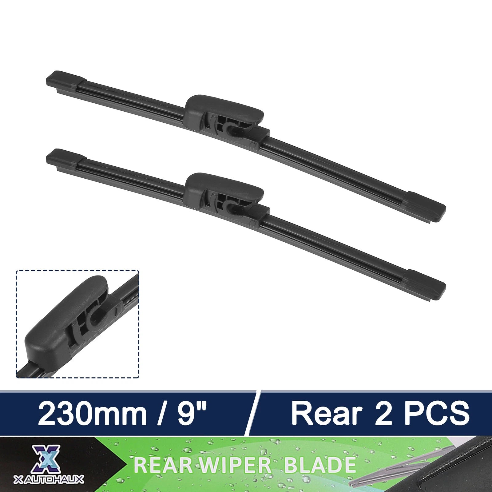Rear Windshield Wiper Blade Set Replacement for Hyundai Veloster (2011–2018)