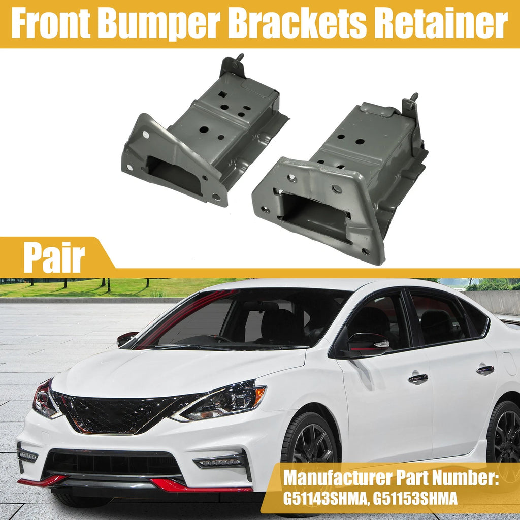 1 Pair Bumper Bracket for Nissan Sentra FE+S (2013–2016)