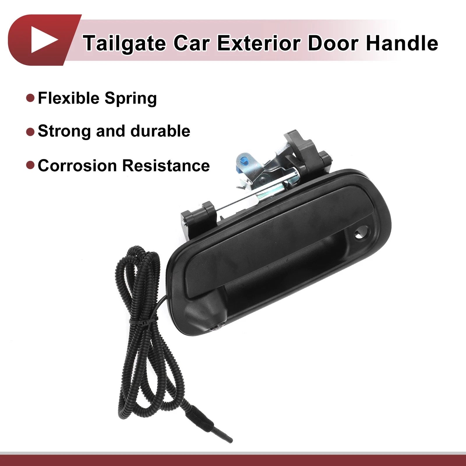 Tailgate Exterior Door Handle Replacement for Toyota Tundra (2007–2021)