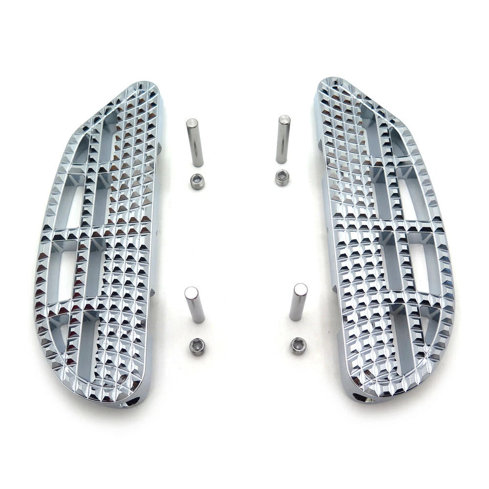 Chrome Dominator Passenger Floorboard Knob for Harley Softail (2000–2019)