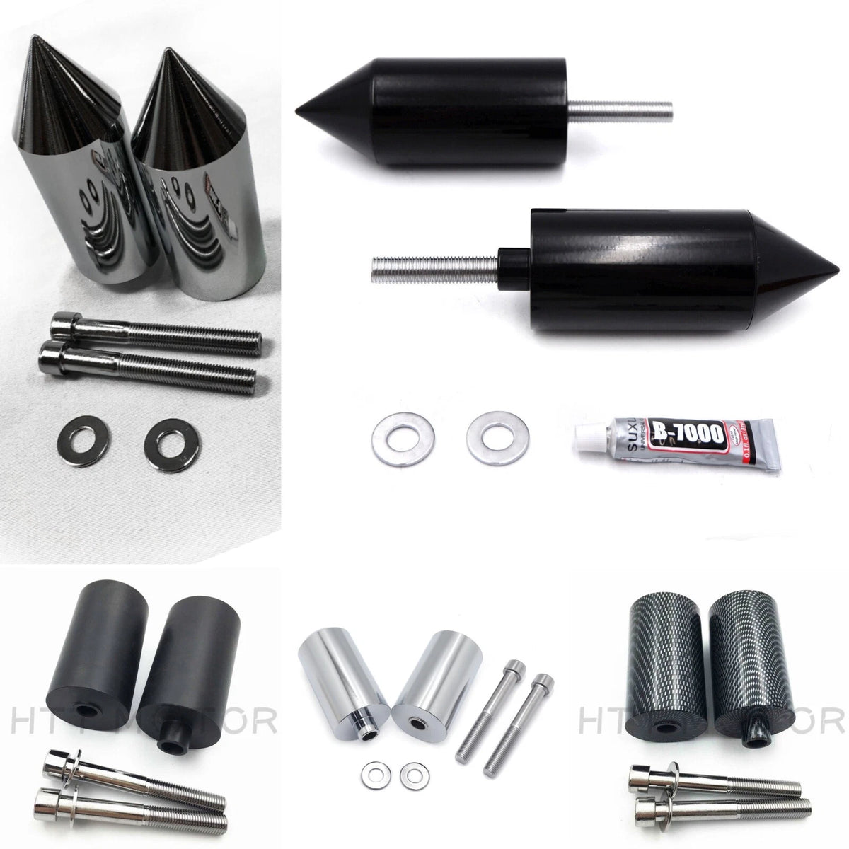 Frame Sliders for Yamaha YZF600R Thundercat (1996–2007) Crash Protectors