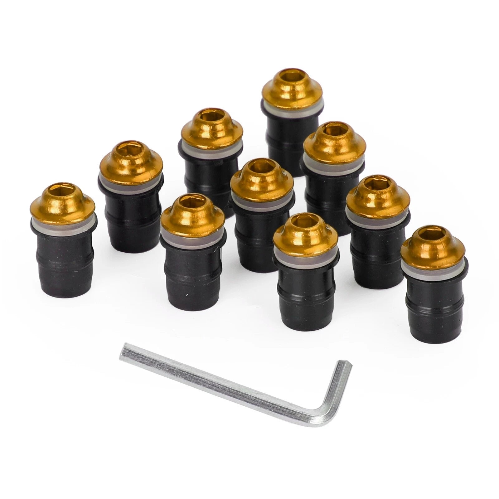 10 Pack M5x16 Windshield Screen Screw Bolts for Motorcycle (All Years)