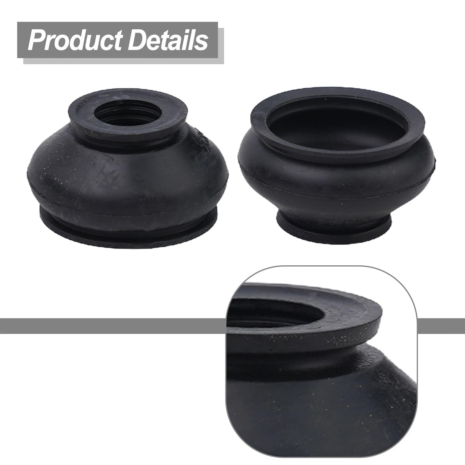 2X Rubber Dust Boot Covers for Track Rod End