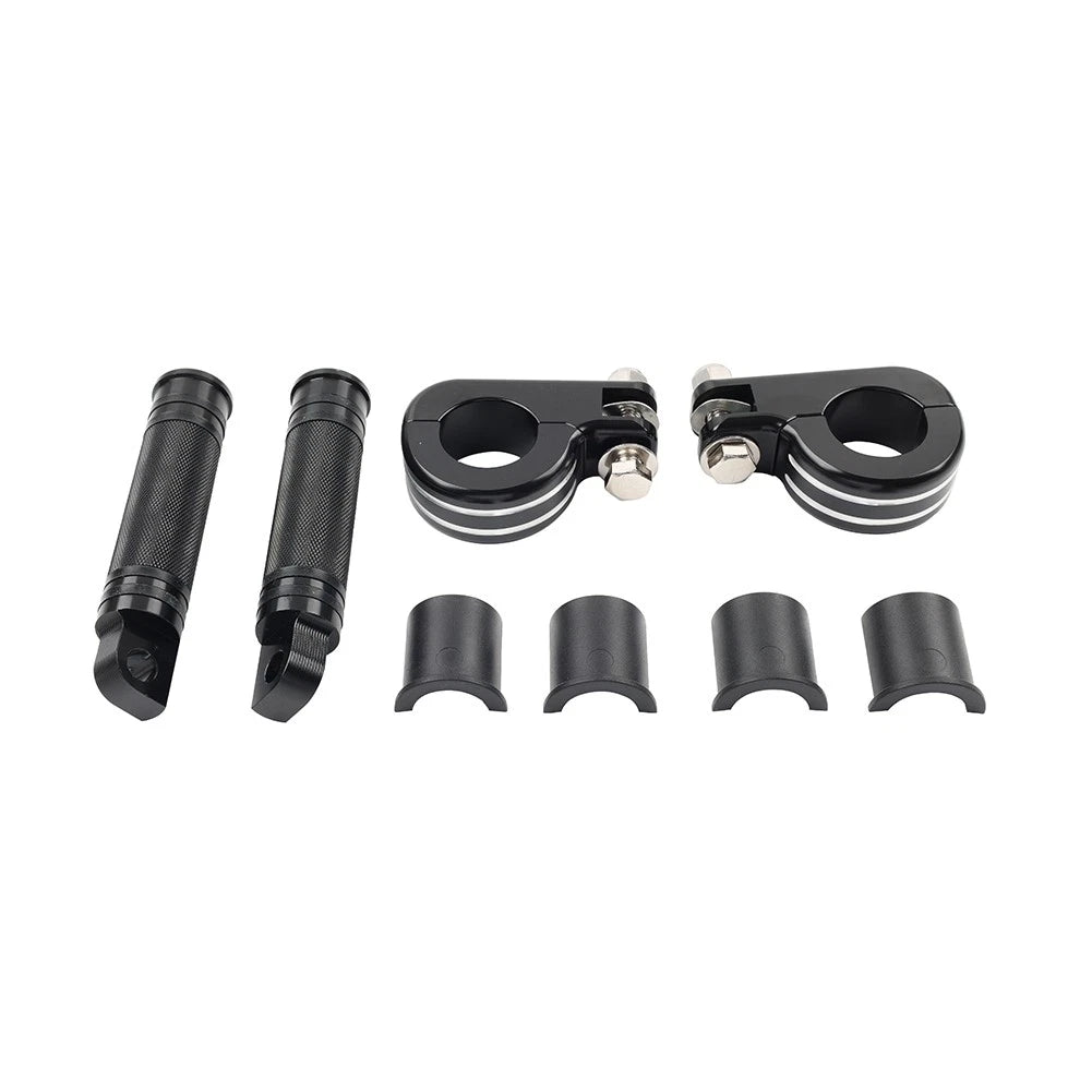 Engine Guard Bar Foot Pegs for Harley Yamaha (25-32mm)