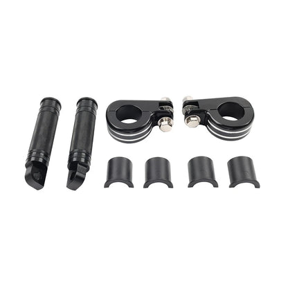 Engine Guard Bar Foot Pegs for Harley Yamaha (25-32mm)
