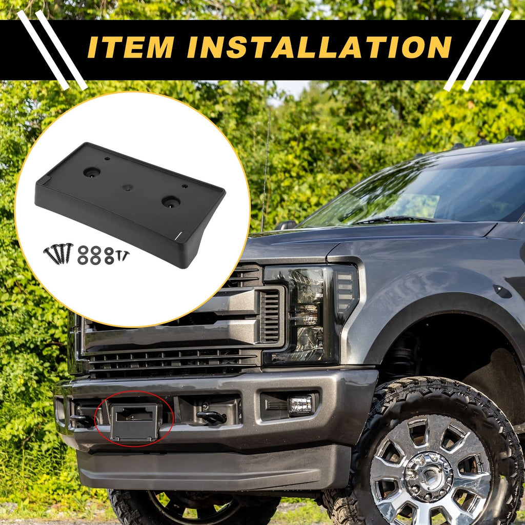 Front License Plate Bracket Holder Replacement for Ram 1500 (2018–2023)