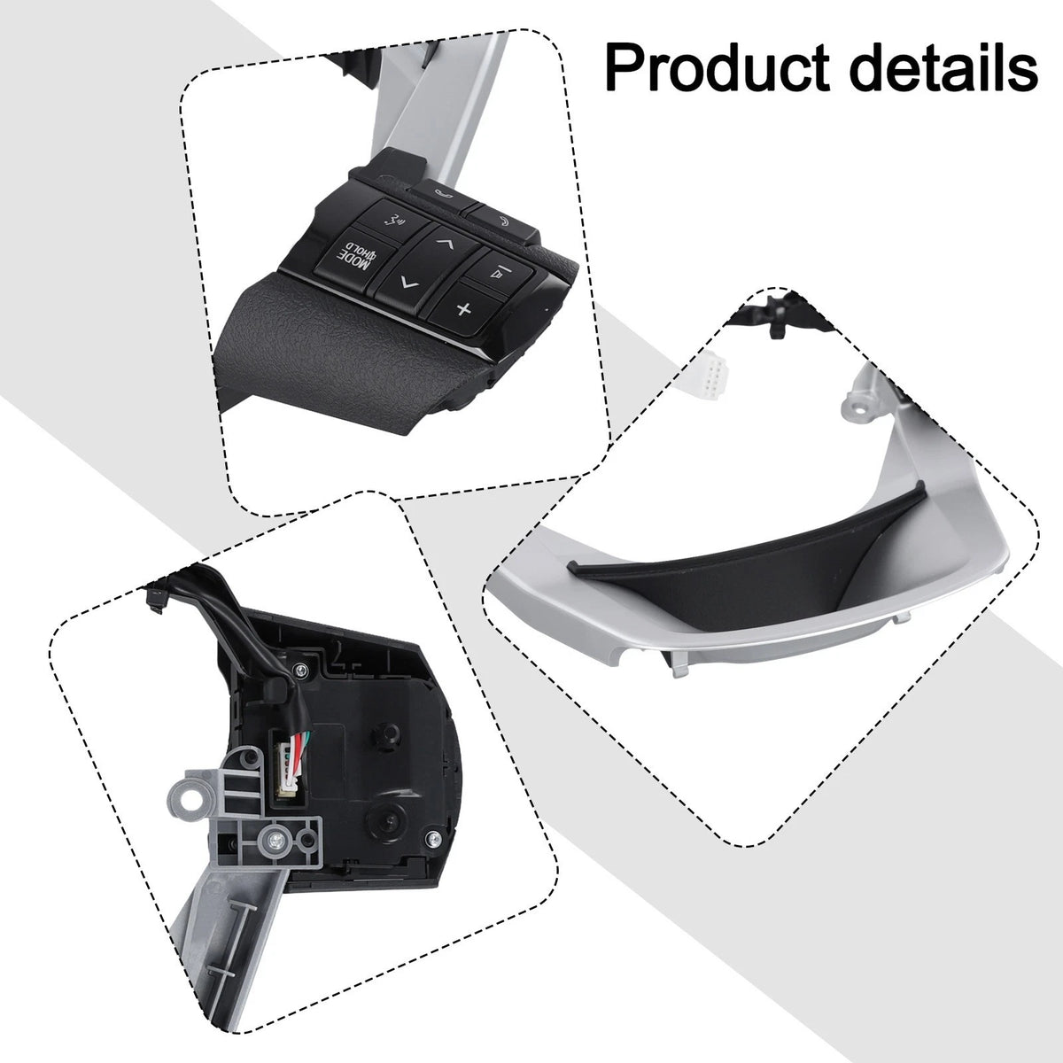 Steering Wheel Switch Button for Toyota Hilux Fortuner (Direct Installation)