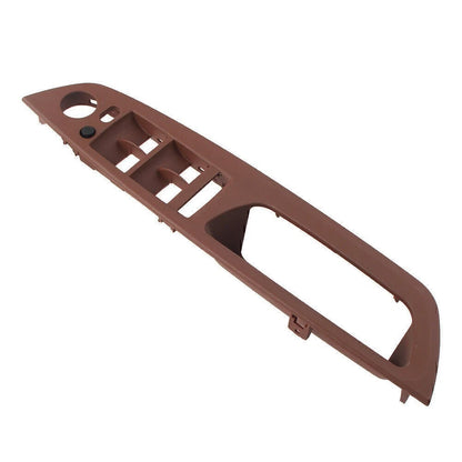 Inner Door Handle Panel Trim Cover for BMW X5 X6 (E70) 2007–2013 - ABS Red Brown