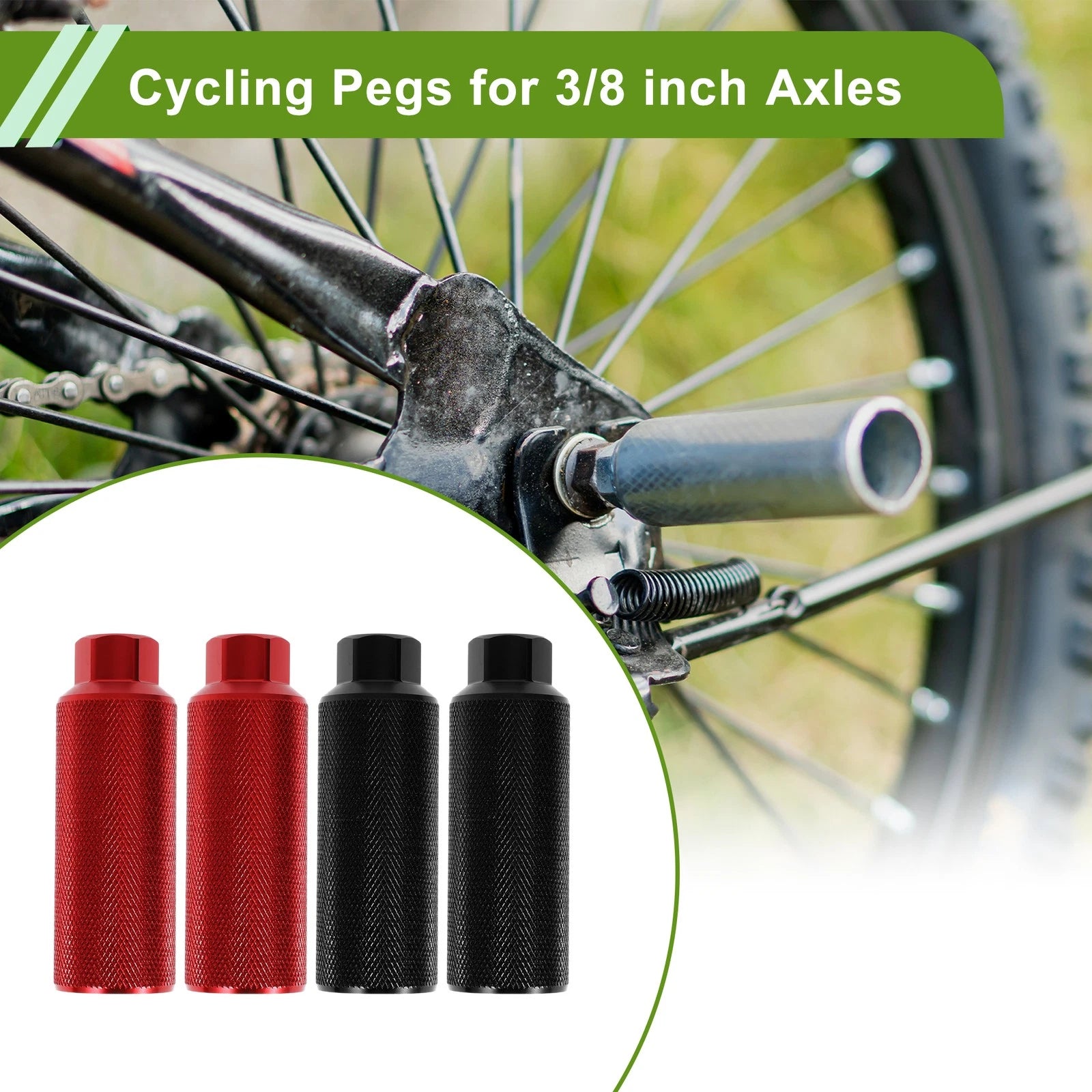 Bike Pegs 110mm Replacement Set for Motorcycle Universal (All Years)