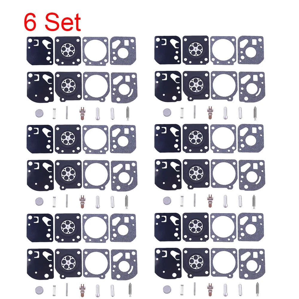 Set of 6 Carburetor Gasket Kits RB29 RB-29 for ZAMA C1U Ryobi 26cc 30cc