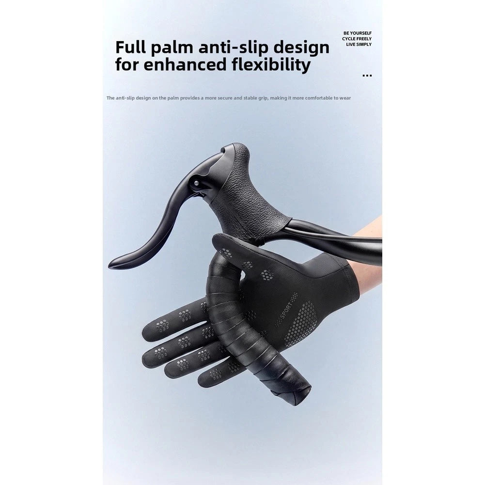 Lightweight Stretch Cycling Gloves for Universal Fit (UPF50+, Touchscreen Ready)