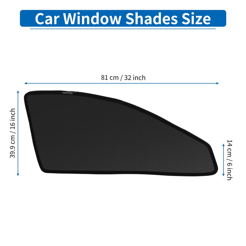 Car Window Cover Replacement for Toyota Harrier 60 Series Net Black (1969–1972)