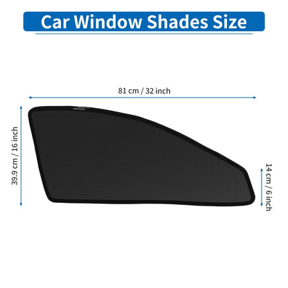 Car Window Cover Replacement for Toyota Harrier 60 Series Net Black (1969–1972)
