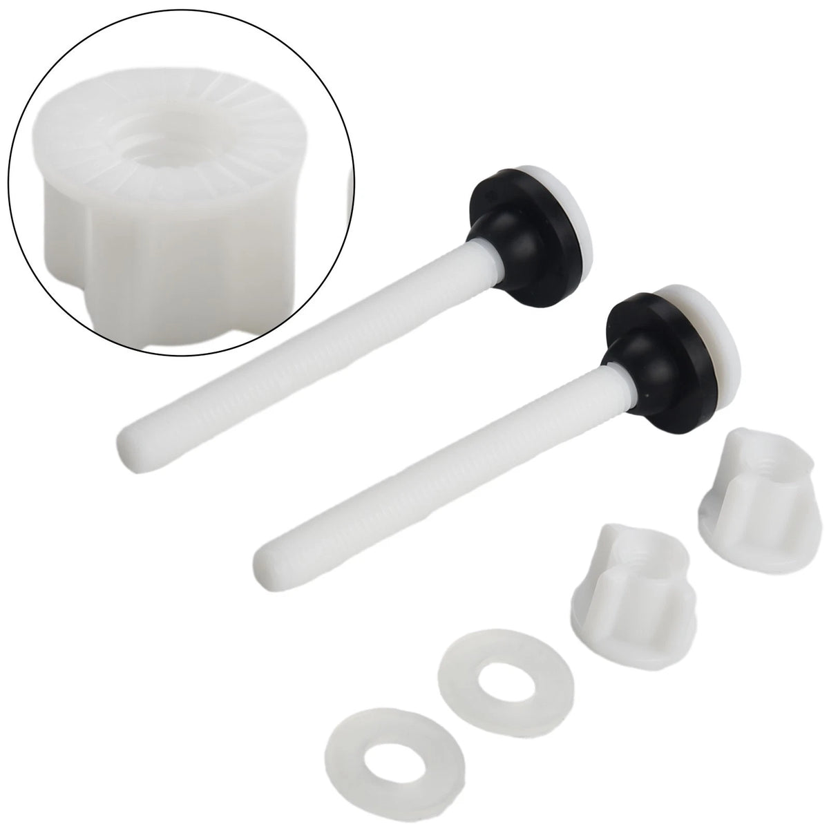 2X Toilet Seat Bolts Replacement Washers for