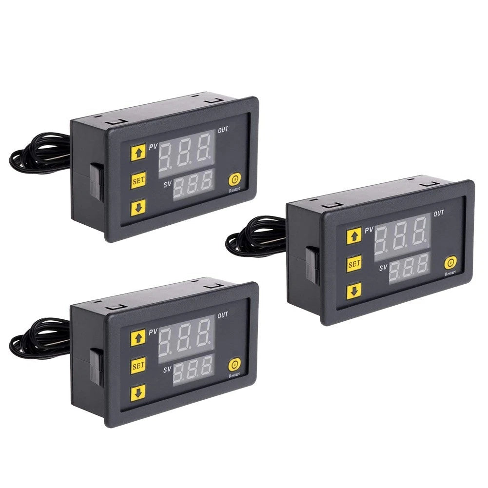 3X W3230 Thermostat with Waterproof Sensor for