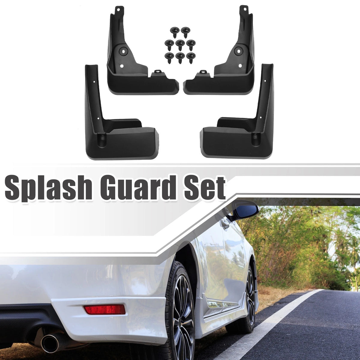 Mud Flaps Splash Guards for Toyota Corolla Sedan (2020–2023)