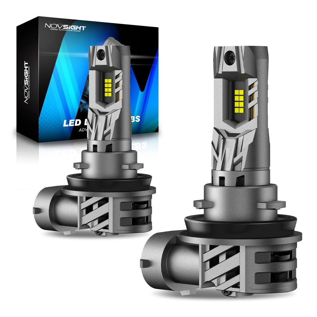 2X H11 LED Headlight Bulbs 20000LM 6500K for