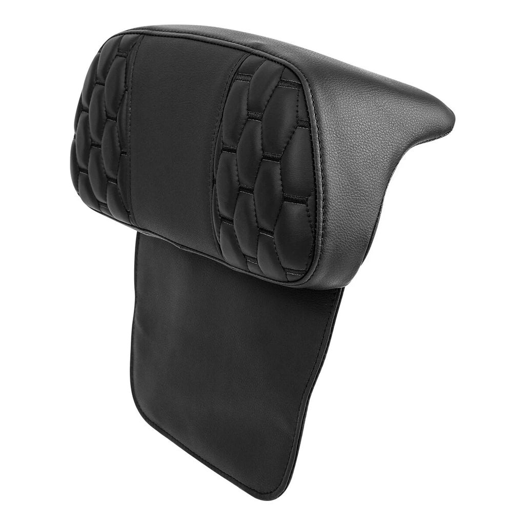Black Razor Chopped Backrest Pad for Harley Electra Glide (2014–2025)
