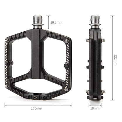 Bicycle Pedals with 16 Spike Traction System for Universal Fit (No Specific Years)