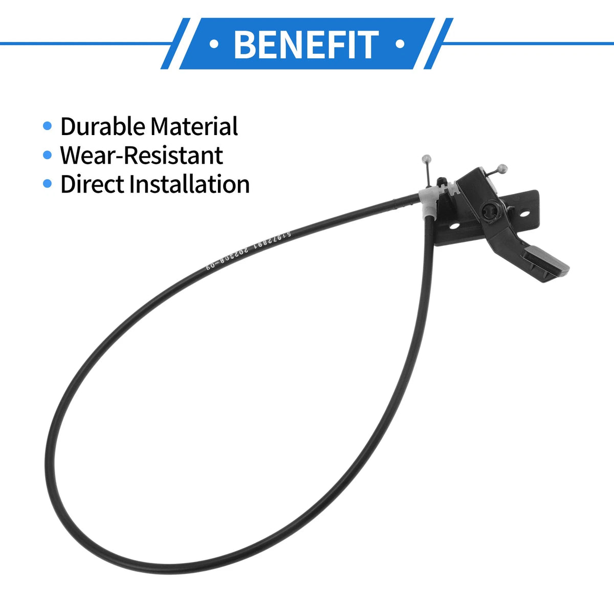 Hood Latch Release Cable for Jeep Renegade (2015–2023) No. 51972891
