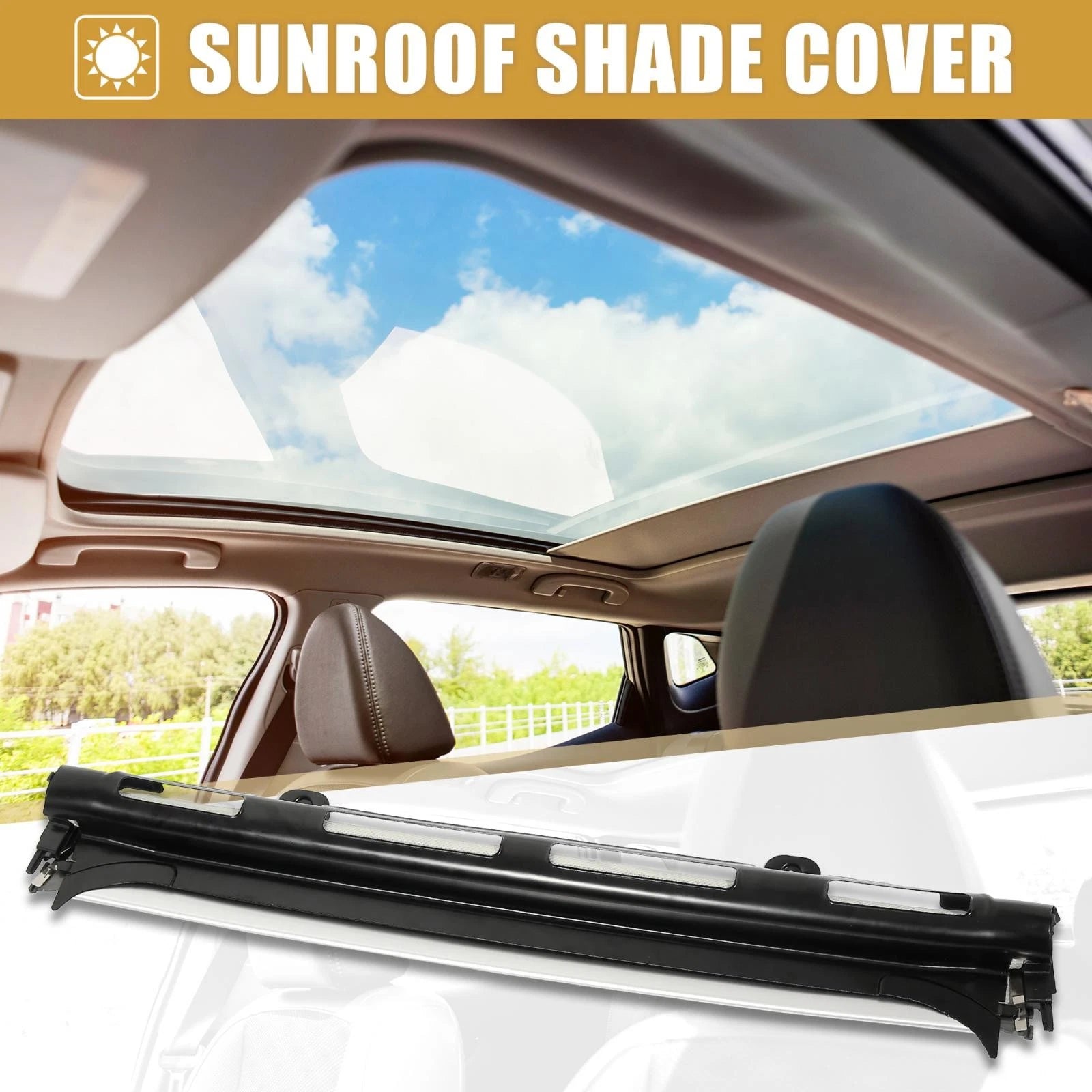 Sunroof Shade Cover Assembly for Audi Volkswagen (2009–2018)