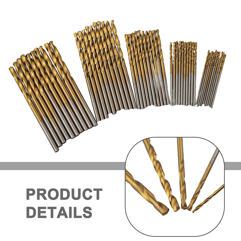 50pcs Drill Accessories Set for Metal, Masonry, Wood
