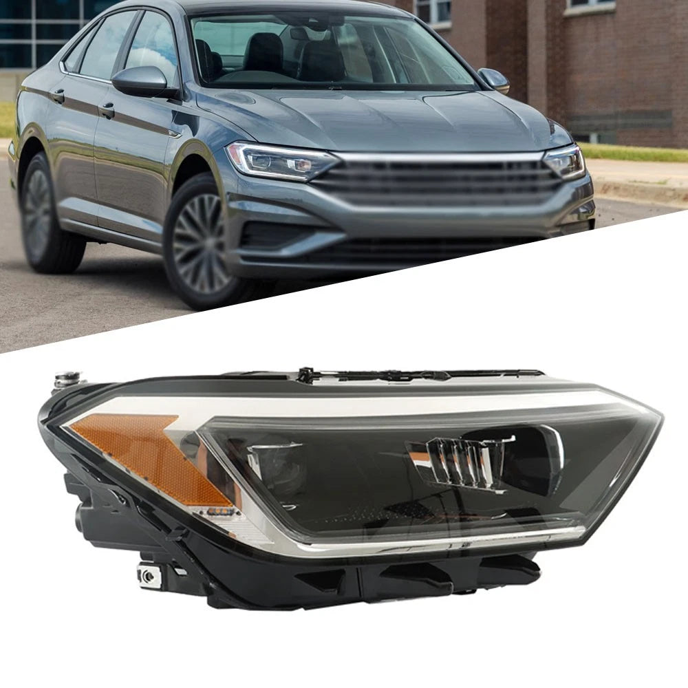Headlight Assembly LED w/DRL Right for Volkswagen Jetta (2019–2023)