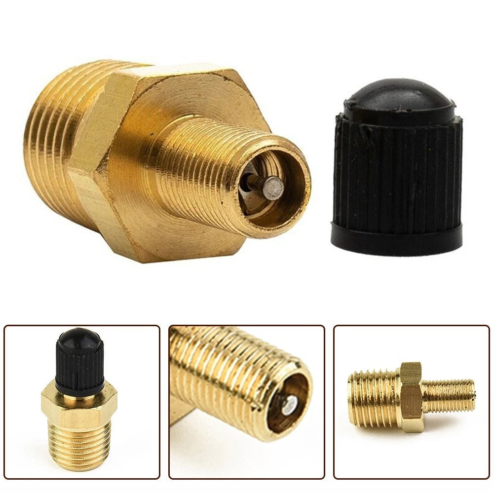 Solid Brass Air Compressor Tank Fill Valve for (14 Inch)