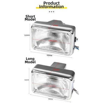 Waterproof Motorcycle Headlight 12V for XF125 ZJ125 CG125