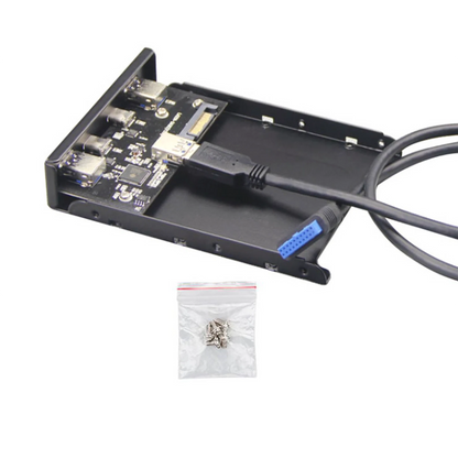 3.5 Inch Front Panel USB Expansion Adapter for PC (4 Ports)