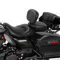 Driver Passenger Seat & Backrest Pad for Harley Electra Glide (2014–2023)