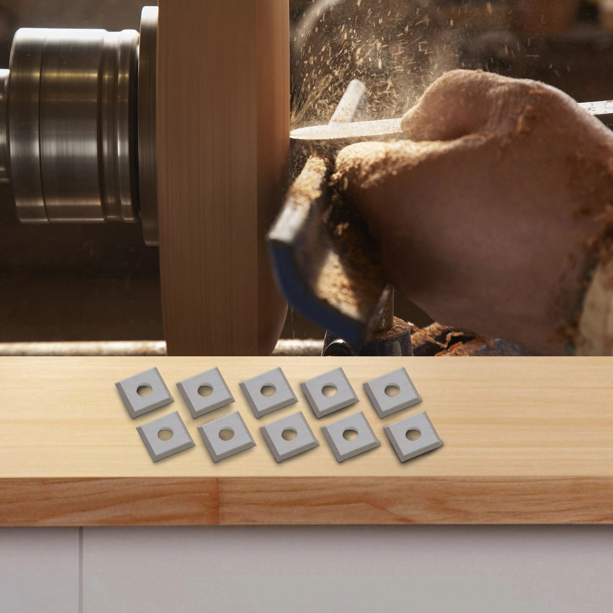 High Performance Square Inserts 12x1.5mm for Woodworking