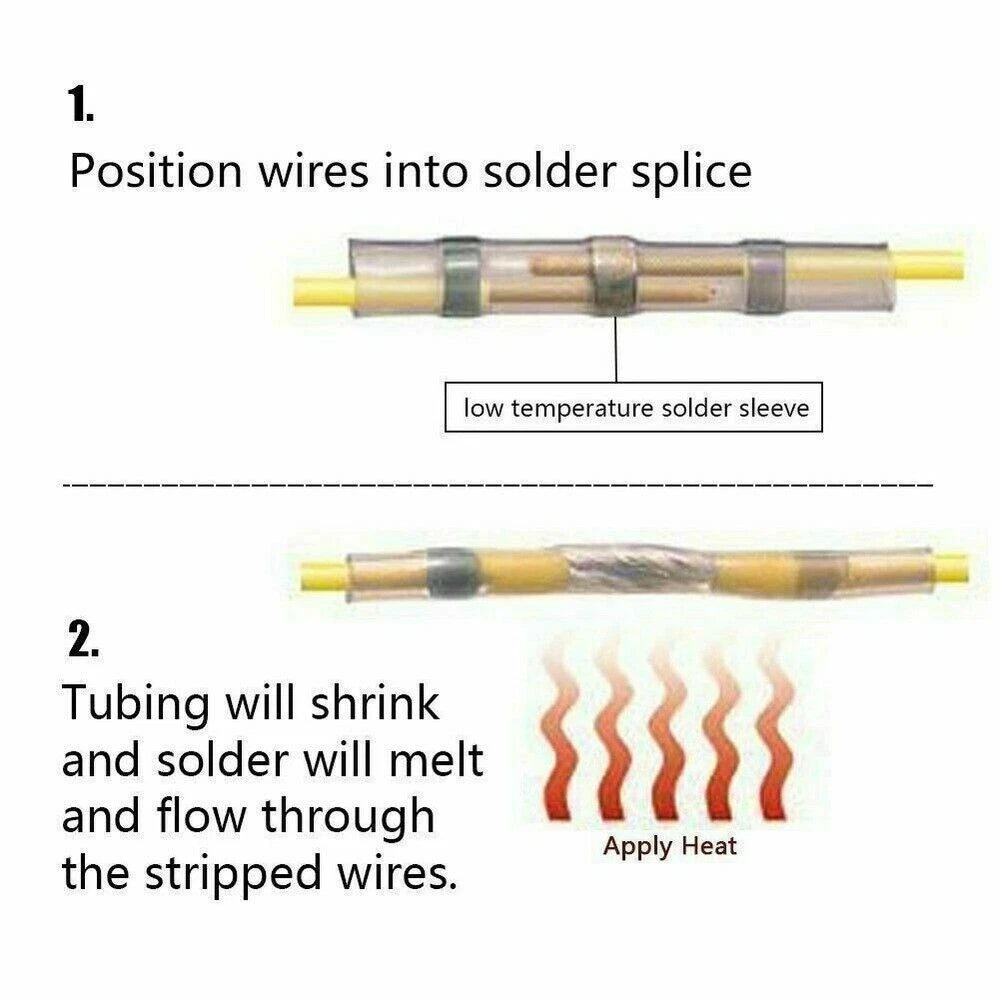 Heat Shrink Waterproof Wire Connectors for Automotive (Universal)