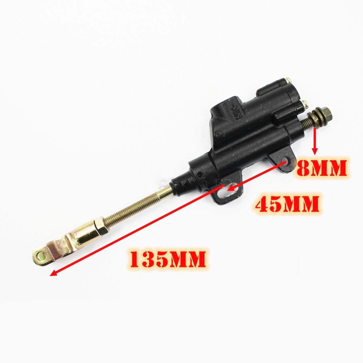 Hydraulic Rear Brake Disc Master Cylinder 8mm for Pit Dirt Bike (110cc–140cc)