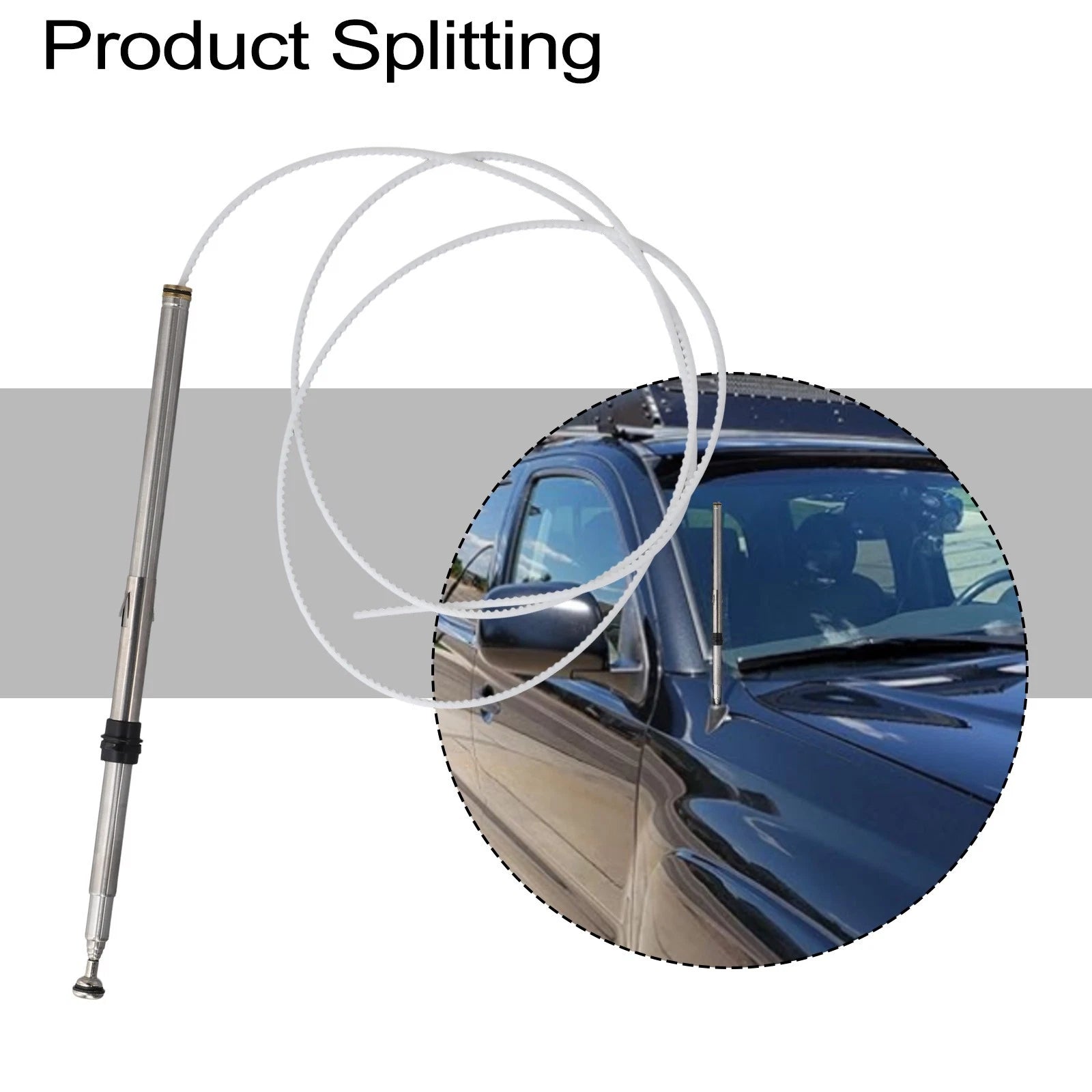 Power Antenna Mast for Lexus (2000–2006) + Grounding Retaining Sleeve