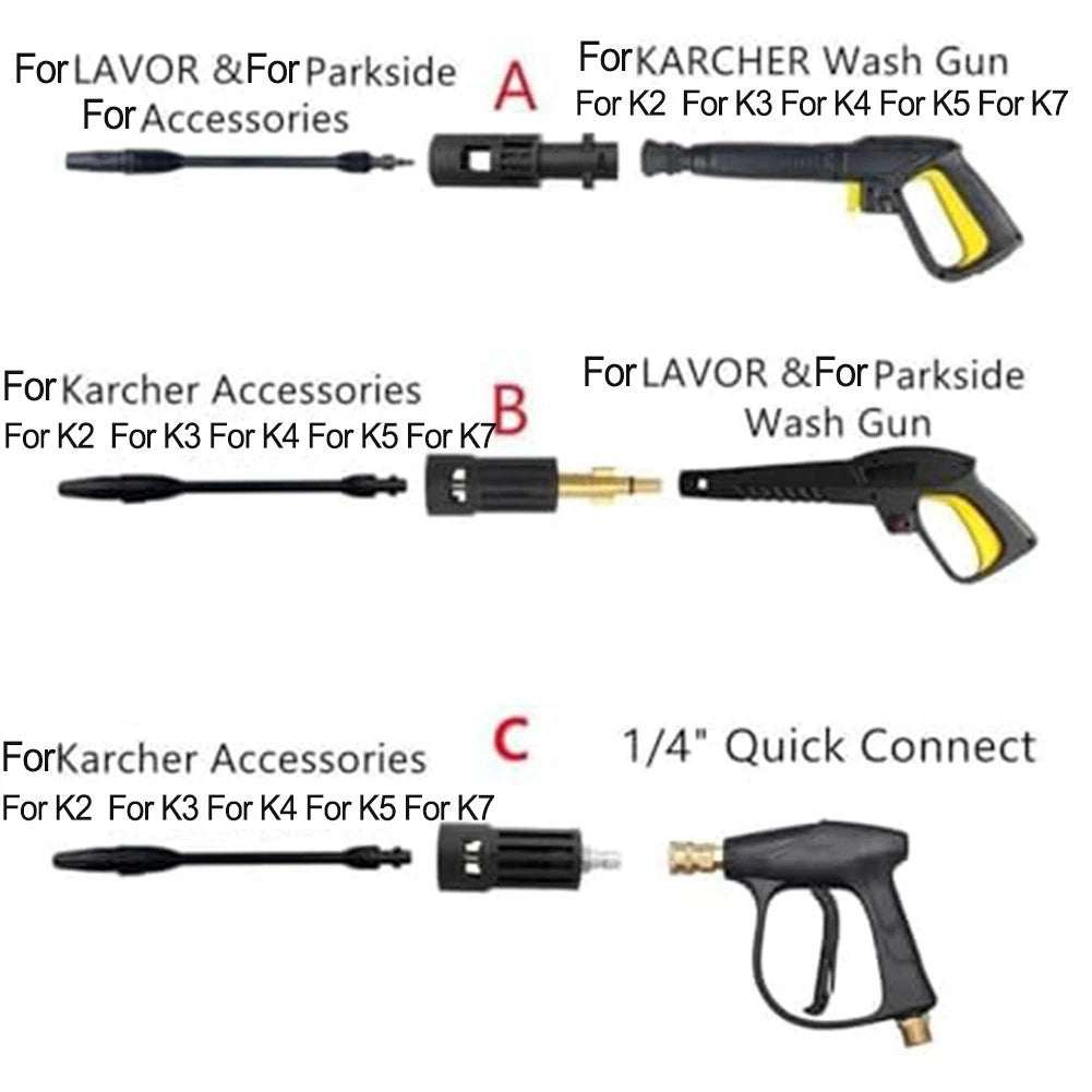 Pressure Washer Adapter for Cleaning Efficiency Tool (Heavy-duty)
