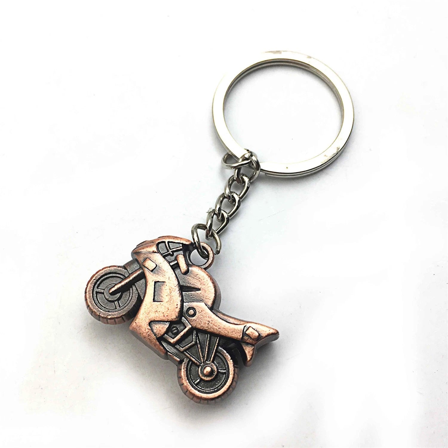 3D Metal Motorcycle Keychain for Universal Use (Keyfob)